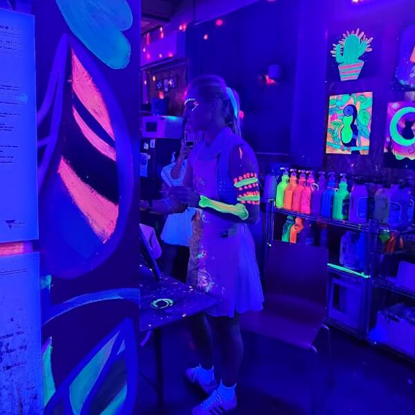Paint in the Dark© 18+ UV Light Disco Party