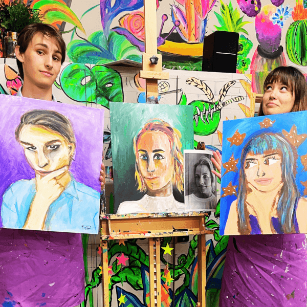 Paint And Sip: Painting Partners | Melbourne Painting Class