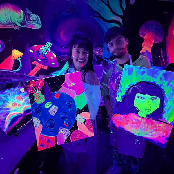 Paint in the Dark© - UV Light Disco Party