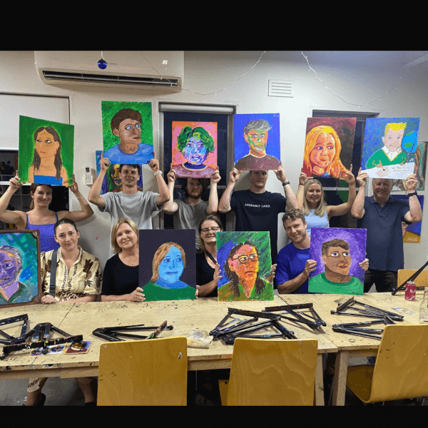 Paint And Sip: Painting Partners | Melbourne Painting Class