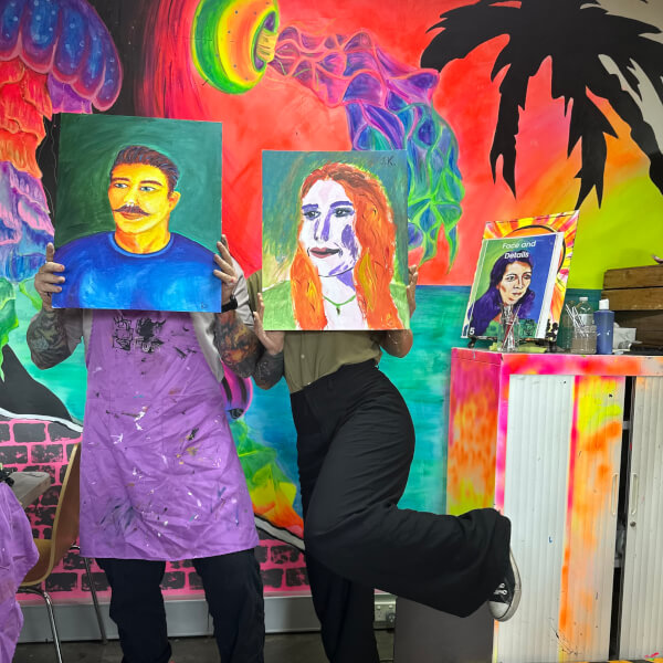 Paint And Sip: Painting Partners | Melbourne Painting Class